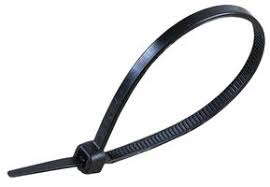 Nylon Cable Ties Black 150x3.6mm image 0