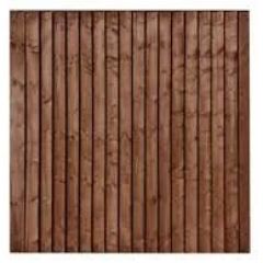 Framed Closeboard Panels-Brown image 0